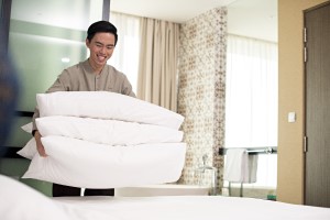 <p>Maintaining high standards of cleanliness in guest rooms and public areas, the Housekeeping department are the hotel’s brand ambassadors, making expectations meet reality.</p>